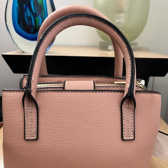 BNWT BEBE Aubrey Micro Satchel Crossbody in Dusty Rose (OS) - Picture 6 of 6